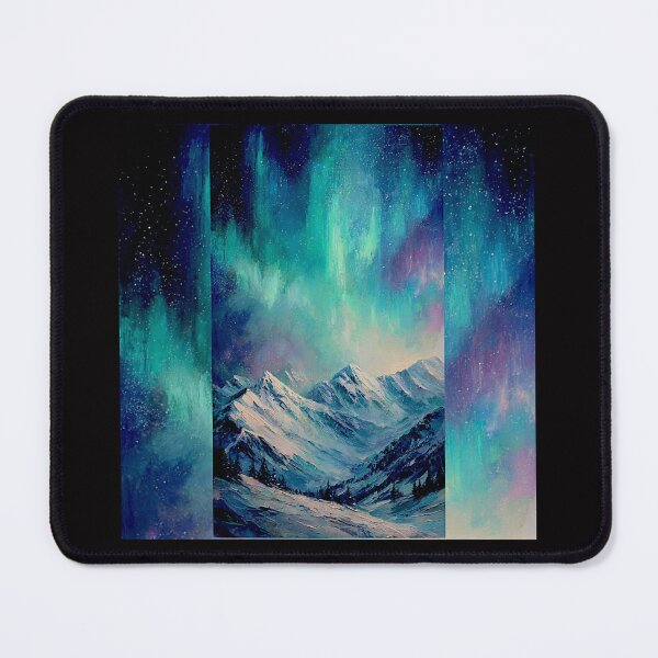 Item preview, Aurora Over Frozen Peaks #2 designed and sold by Helios Be. Lavsh.