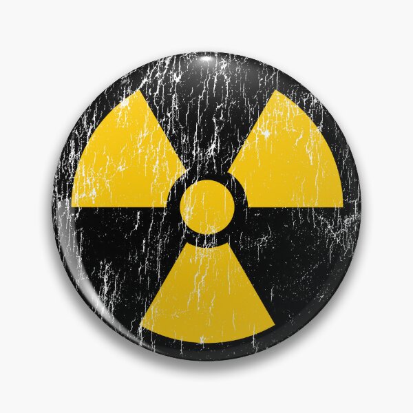 Item preview, Nuclear Symbol - worn version designed and sold by The Common Tee.