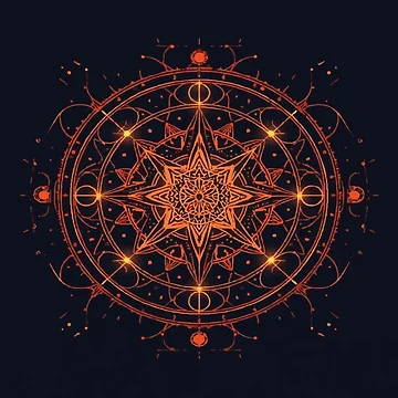 Artwork thumbnail, Cosmic Geometry by AbstractAnom