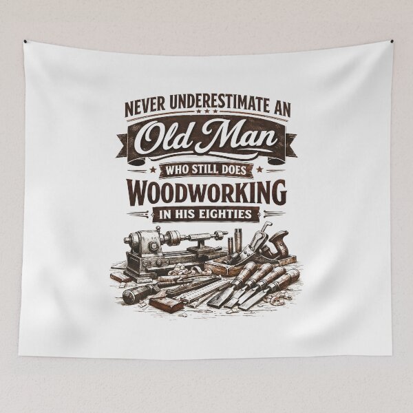 Item preview, Never Underestimate an Old Man Who Still Does Woodworking designed and sold by JODYSMORGAN.