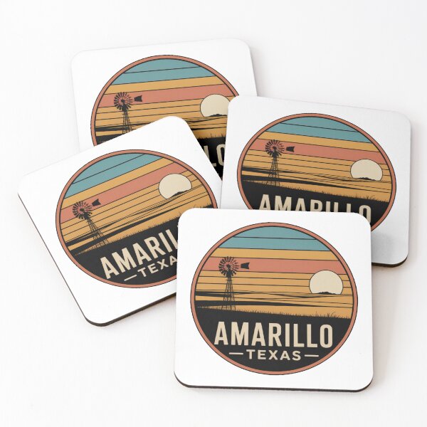 Item preview, Amarillo Texas: Retro Sunset Windmill designed and sold by CircinusStore.