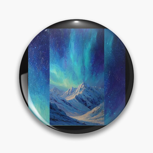 Item preview, Aurora Over Frozen Peaks #3 designed and sold by Helios Be. Lavsh.