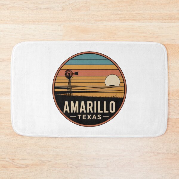 Item preview, Amarillo Texas: Retro Sunset Windmill designed and sold by CircinusStore.