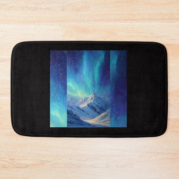 Item preview, Aurora Over Frozen Peaks #3 designed and sold by Helios Be. Lavsh.