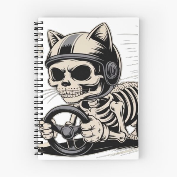 Item preview, Skeleton Cat Car Bumper Sticker Humor designed and sold by JediKittenWars.