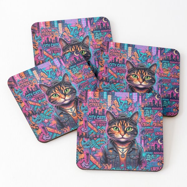 Item preview, Graffiti Cat designed and sold by Art&couleurs .