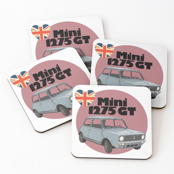 Item preview, Retro British Car Art - Vintage Heart & Classic Automotive Style designed and sold by Fuel-Shirts.
