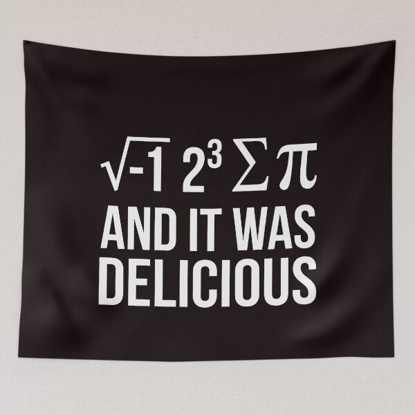 Item preview, I Ate Some Pie And It Was Delicious – Funny Math Pun For Pi Day designed and sold by Redgiant87x.