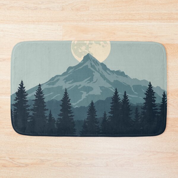 Item preview, Moonrise Over the Silent Peak designed and sold by AbstractAnom.