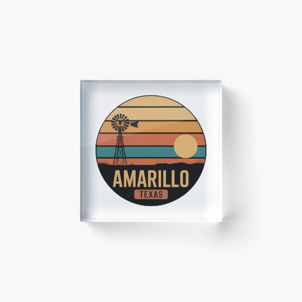 Item preview, Amarillo Texas: Sunset Windmill designed and sold by CircinusStore.