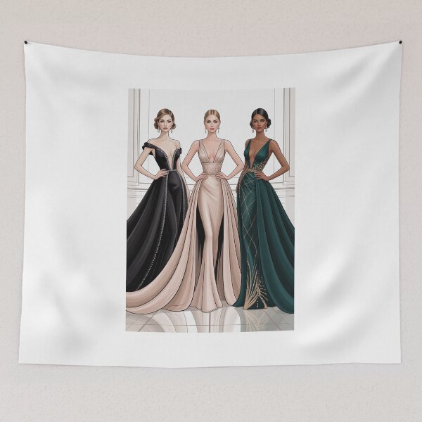 Item preview, Women in festive attire designed and sold by BenCoStyle.