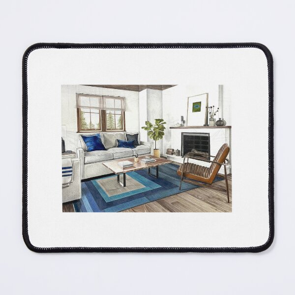 Item preview, Cozy Modern Living Room designed and sold by Doloresque.