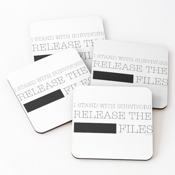 Item preview, I Stand With Survivors Release the Files   designed and sold by sassafrastradingco.