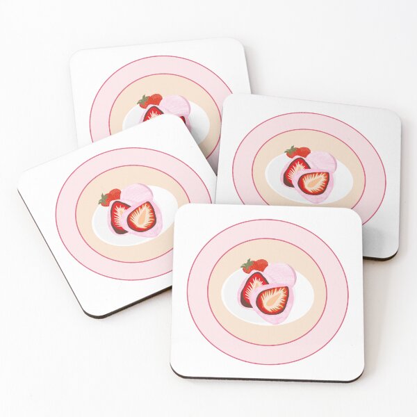 Item preview, Strawberry mochi desert designed and sold by seoulaurastudio.