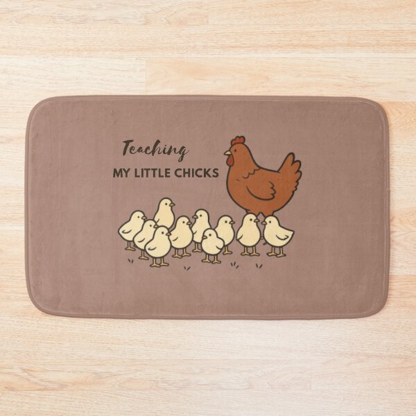 Item preview, Teaching My Little Chicks – Teacher Appreciation Art designed and sold by PrintofAngel.
