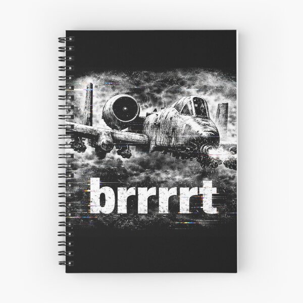 Item preview, A-10 Warthog BRRRT Shirt | Military Jet Meme | Air Force Gun Run | Glitch Vintage Warplane Design designed and sold by MaxLevelMerch.