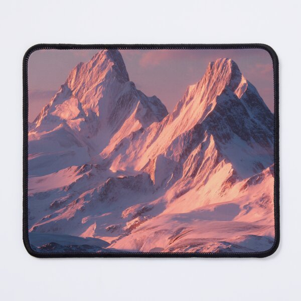 Item preview, Sunset Winter Mountains designed and sold by NicolasGlowArt.