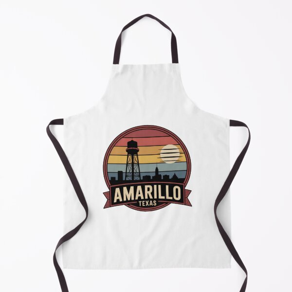 Item preview, Amarillo Texas: Vintage City Skyline designed and sold by CircinusStore.