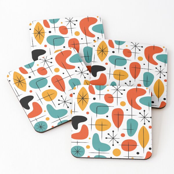 Item preview, Retro Mid Century Modern Atomic Starburst Pattern designed and sold by tonymagnerart.