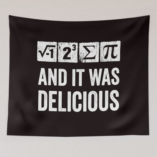 Item preview, I Ate Some Pie And It Was Delicious – Math Teacher Funny Pi Day Quote designed and sold by Redgiant87x.