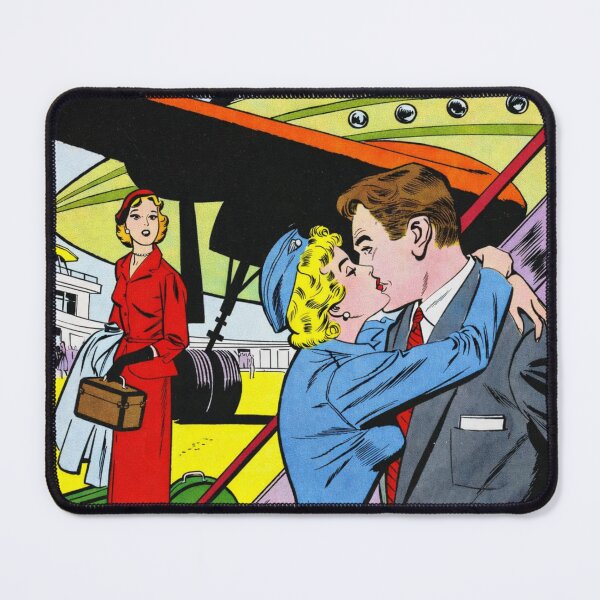 Item preview, All for Love – Retro Romance Comic Cover Art designed and sold by Analog Aura .
