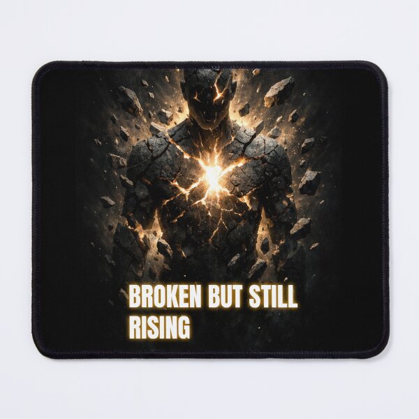 Item preview, Broken Soul Rising Dark Motivation Illustration designed and sold by PRINTNESTWEARCO.
