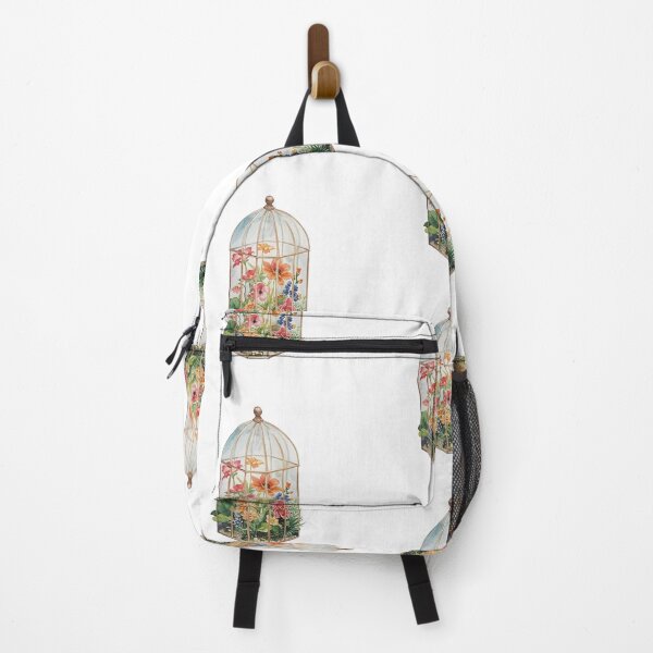 Item preview, Flowers in a cute little greenhouse watercolor designed and sold by uunaa.