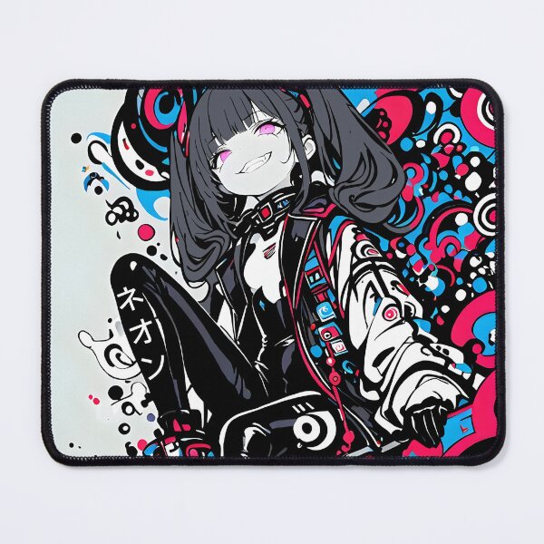 Item preview, NEON: Bold Cyberpop Urban Kickback | Cute Cyberpunk Anime Girl designed and sold by Sytrics.