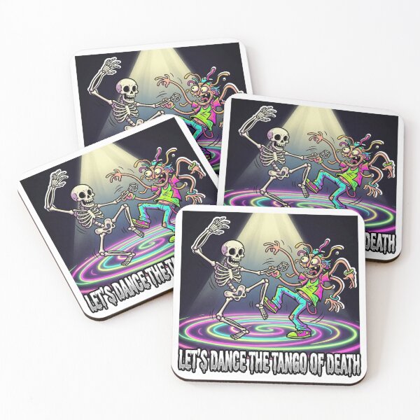 Item preview, Let’s Dance the Tango of Death Meme Sticker designed and sold by Imaginarium of Chaos falcon88 .