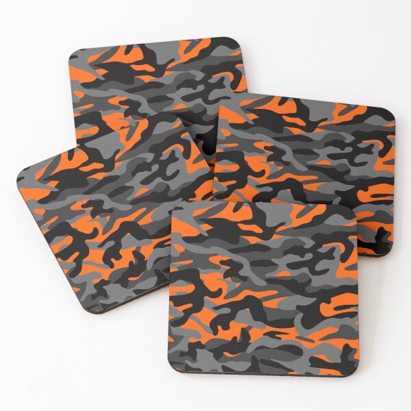 Item preview, Safety NEON Orange Woodland Arctic Style Green Camo Texture - Repeating Tiled Safety Green Camouflage Digital Digital Paper designed and sold by ChattanoogaTee.