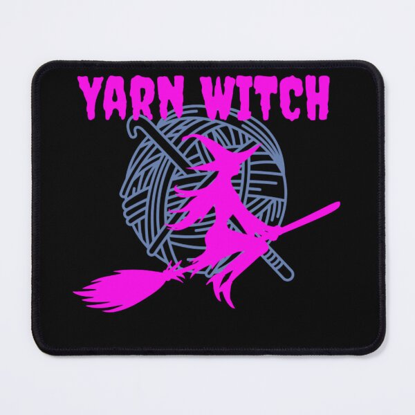Item preview, Max Pink Yarn Witch Flying designed and sold by ArtyWares.