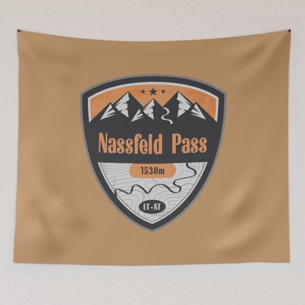 Item preview, Nassfeld Pass Alpine Road Badge designed and sold by CynthiaGraphics.