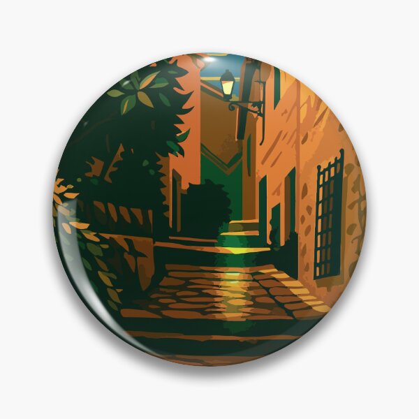 Item preview, Spain - Night Alley in Tossa de Mar designed and sold by darekkocurek.
