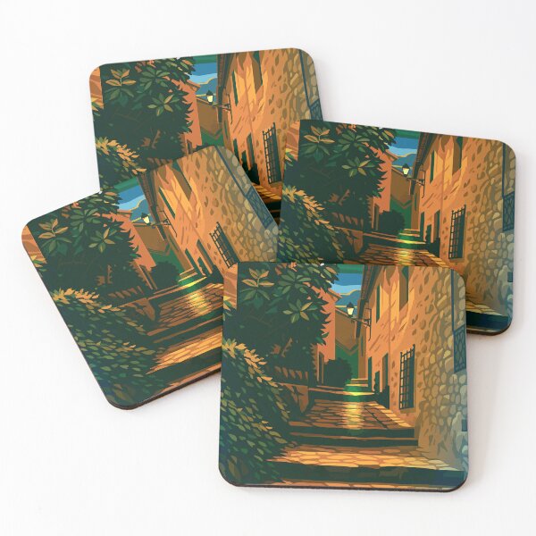 Item preview, Spain - Night Alley in Tossa de Mar designed and sold by darekkocurek.