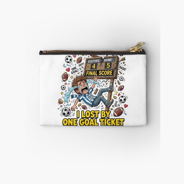 Item preview, I Lost By One Goal Ticket Meme Sticker designed and sold by Imaginarium of Chaos falcon88 .