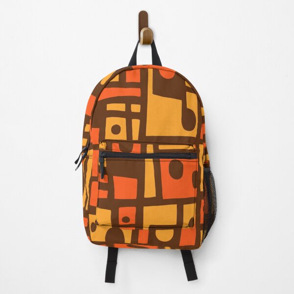 Item preview, Mid Century Modern Abstraction in Brown Orange & Yellow designed and sold by tonymagnerart.