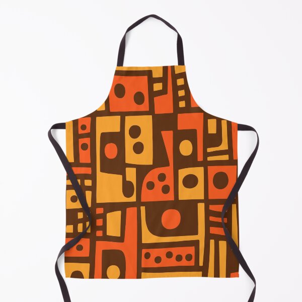 Item preview, Mid Century Modern Abstraction in Brown Orange & Yellow designed and sold by tonymagnerart.