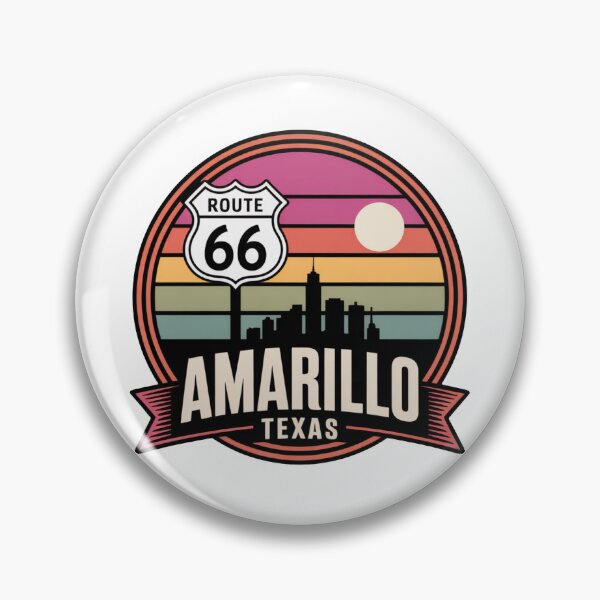 Item preview, Amarillo Texas: Route 66 Sunset Skyline designed and sold by CircinusStore.