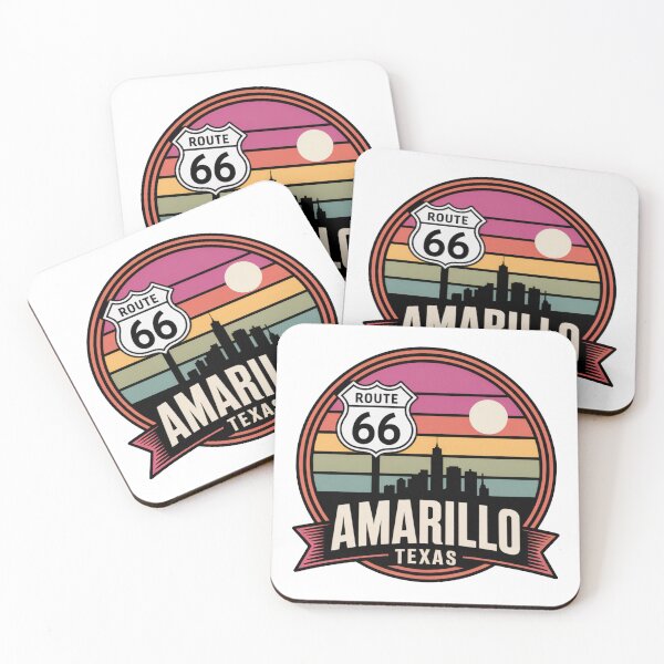 Item preview, Amarillo Texas: Route 66 Sunset Skyline designed and sold by CircinusStore.
