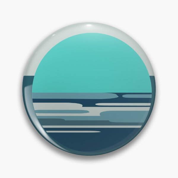 Item preview, Harbor Nightfall - Minimalist Abstract Seascape designed and sold by nineFlorals.