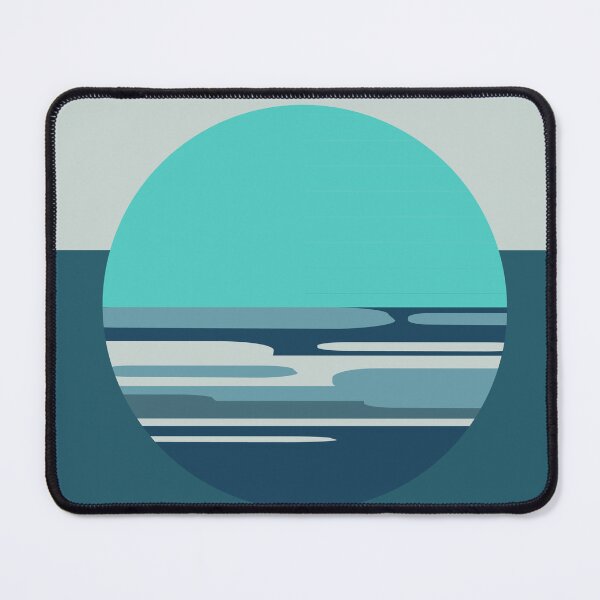 Item preview, Harbor Nightfall - Minimalist Abstract Seascape designed and sold by nineFlorals.