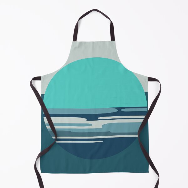 Item preview, Harbor Nightfall - Minimalist Abstract Seascape designed and sold by nineFlorals.