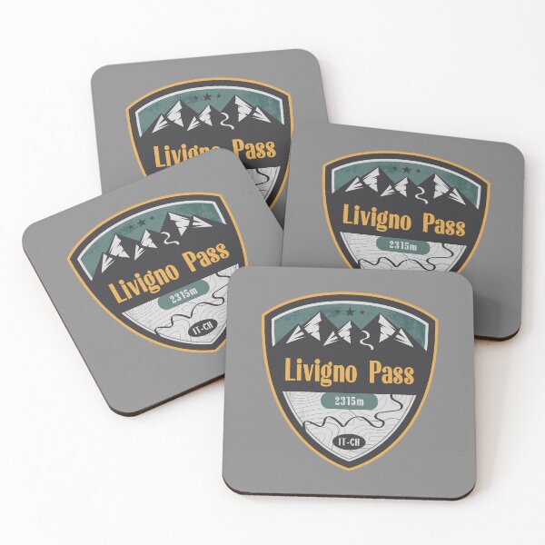 Item preview, Livigno Pass Alpine Road Badge designed and sold by CynthiaGraphics.