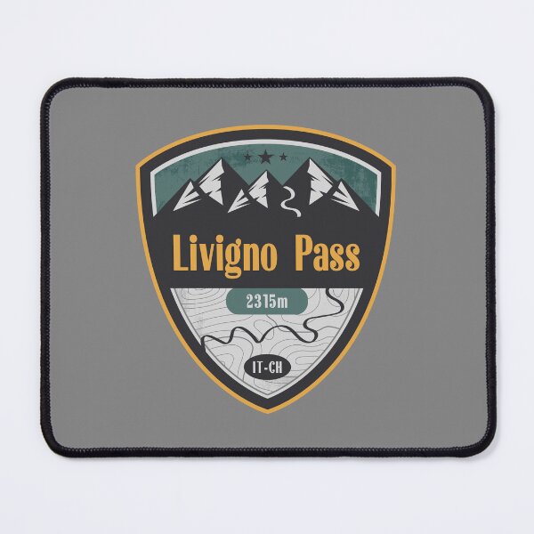 Item preview, Livigno Pass Alpine Road Badge designed and sold by CynthiaGraphics.