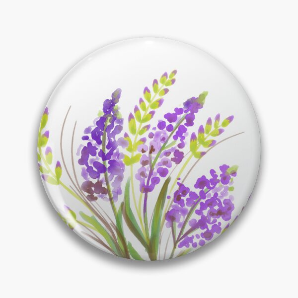 Item preview, Title: Think of what a customer would type. Instead of just "Flowers," try something like "Hand-painted Purple Lavender Field Bouquet". designed and sold by seoulaurastudio.