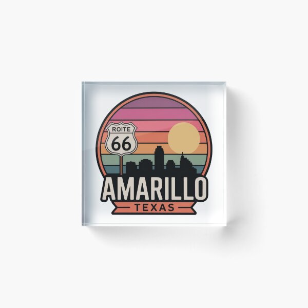 Item preview, Amarillo Texas: Route 66  Vintage Highway designed and sold by CircinusStore.