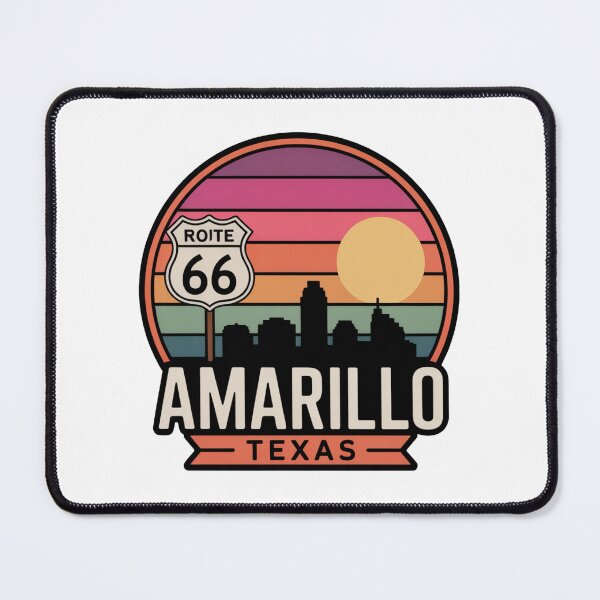Item preview, Amarillo Texas: Route 66  Vintage Highway designed and sold by CircinusStore.