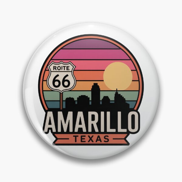 Item preview, Amarillo Texas: Route 66  Vintage Highway designed and sold by CircinusStore.