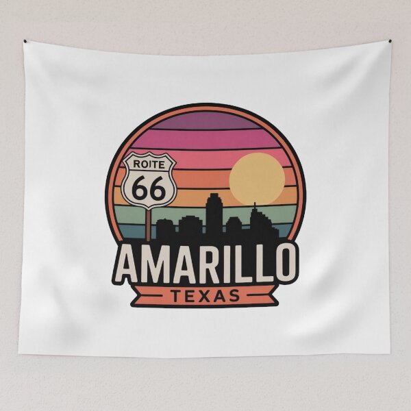 Item preview, Amarillo Texas: Route 66  Vintage Highway designed and sold by CircinusStore.
