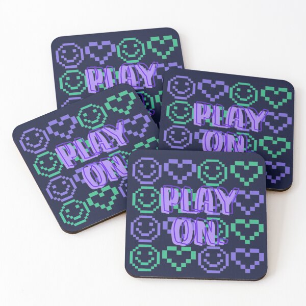 Item preview, Play On & Gaming Style Pixelated Elements designed and sold by CDPrintsDesigns.